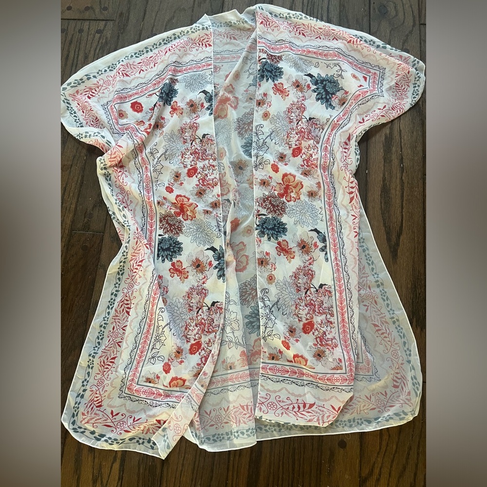 Floral Sheer Kimono